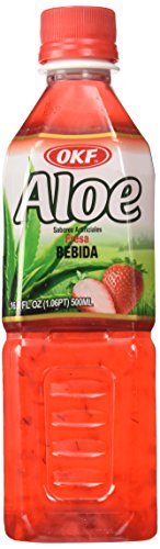 OKF Aloe: Strawberry Aloe Drink 10/16.9 Oz. Case