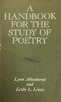 Paperback Handbook for the Study of Poetry Book