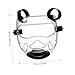 Angoily Taekwondo Mask, 5pcs Clear Kickboxing Sparring Headgear, Breathable Martial Arts Face Protection, Adjustable Strap for Men & Women, Detachable Thickening