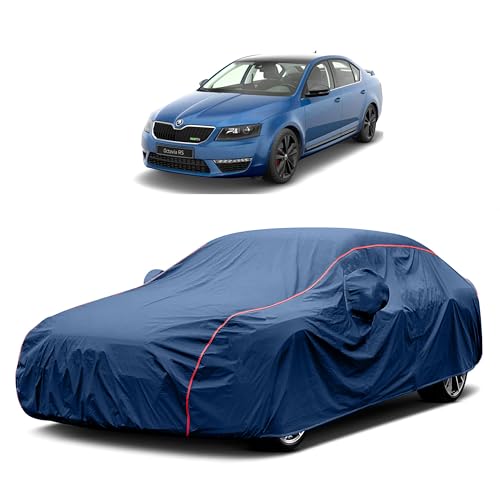 Image of Heavy-Duty Car Cover for Compatible with Skoda Octavia (2002 to 2025 All Models) Deluxe Car Protection Cover ? Waterproof & UV-Resistant All-Season Exterior Protection