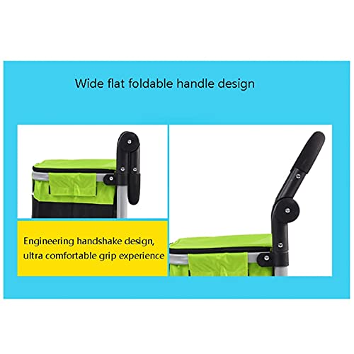 Einkaufswagen Faltbare Einkaufstrolley Tasche auf Rädern Große Kapazität Oxford Trolley Einkaufswagen für Lebensmittel… – Bild 8