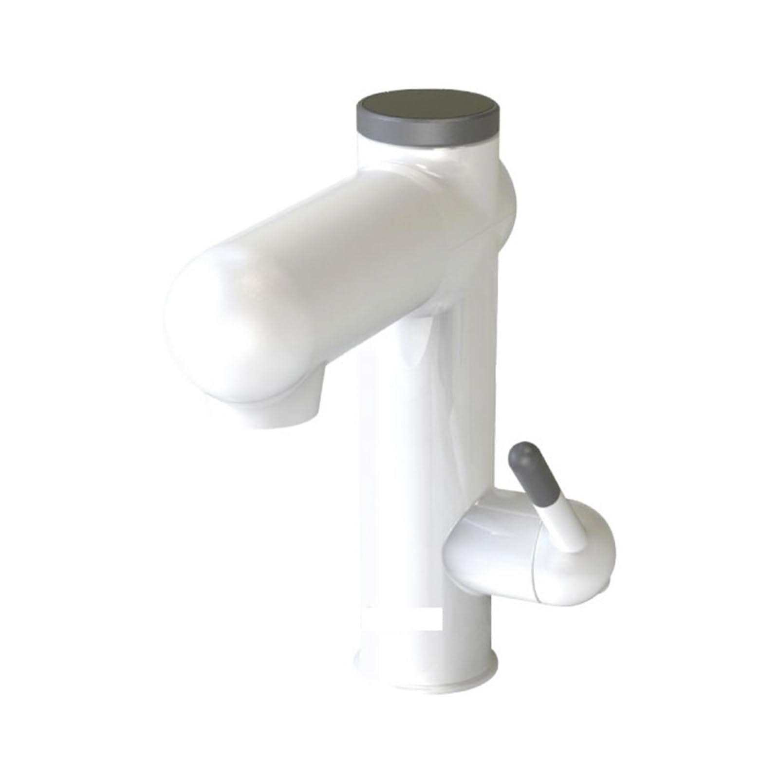 Scaldabagno Elettrico Rubinetto Elettrico for Acqua Calda Istantanea Che Scorre Rubinetto da Cucina 2in1 Bagno LED La Sicurezza Efficiente(White)