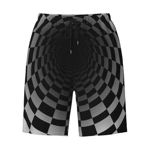 Mens Fashion Swim Trunks Funny Beach Shorts Cool Quick Dry Board Pants with Mesh Pockets for Summer Party