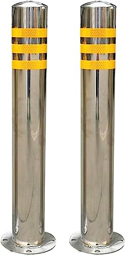 Balise de circulation argentée en acier inoxydable pour optimiser la sécurité - 2