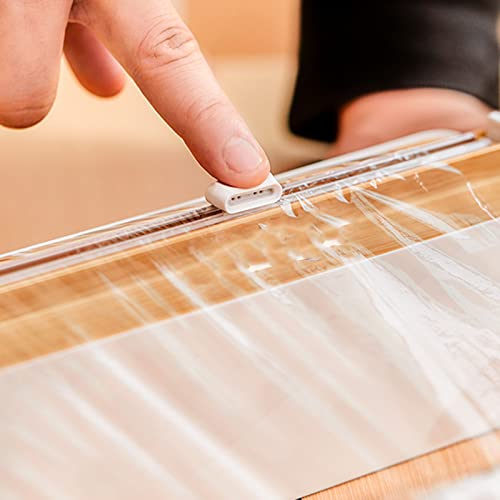 Dispensador de film transparente con cortador rápido para papel aluminio 5