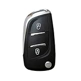 Zwei Tasten Schlüssel-gehäuse mit Schlüssel-rohling