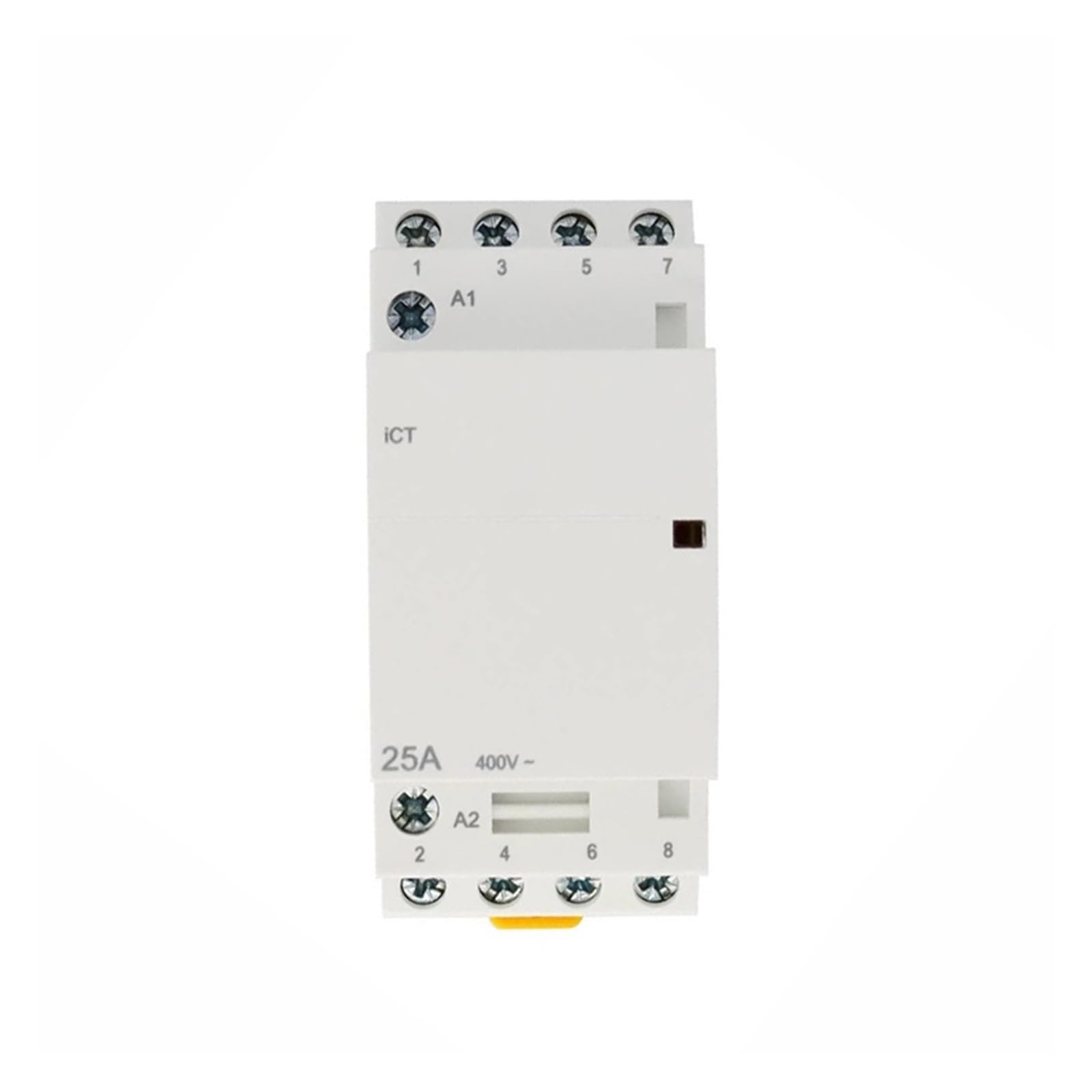 Contactor Modular ICT-25A 4P 2P 2NO o 2NC 1NO1NC 24V 110V 220V Contactor doméstico automático Tipo de carril Din(25A 2NO2NC AC230V)