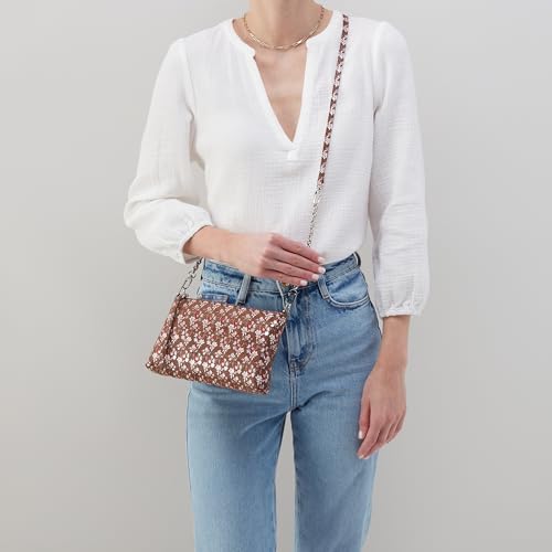 Image of HOBO Darcy Leather Convertible 3-in-1 Crossbody Bag with Removable & Adjustable Strap, Exterior Phone Slip Pocket