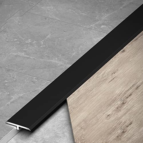 Couvre-joint plat en T noir avec profilé aluminium robuste - 2