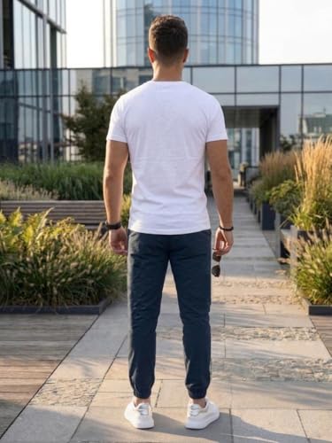 Image of ANNI Designer Men Cargo Pants Cotton Solid | Cargo Pants for Men | Mens Cargo Trouser | Multi Pocket Cargo Pant Regular Fit | Casual Stylish Bottom Wear for Mens Comfortable Clothing
