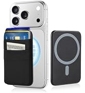 Senose Compatible for Magsafe Wallet, 6 Cards Holder, Slim Stretchy Magnetic Phone Wallet for Bac...