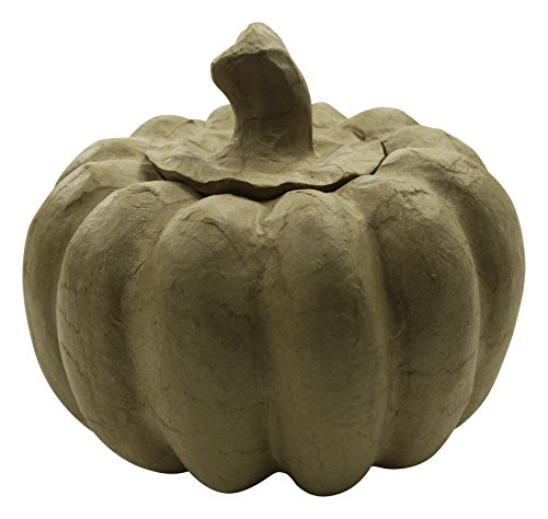 décopatch Mache Pumpkin, 15 x 15 x 13 cm, Brown