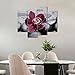 Firstwallart Dark Red Orchid On Cobblestones Wall Art Painting Pictures Print On Canvas Flower The Picture for Home Modern Decoration