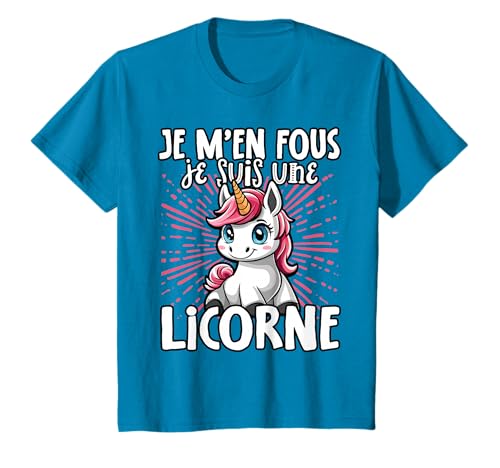 Je M’en Fous Je suis Une Licorne - Licorne Douce T-Shirt