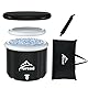 TOREAD Ice Bath, Foldable Bathtub, eisbad tonne, Ice Bathing Barrel Outdoor Ice Bin(85 cm Diameter), Eisbadewanne, XL Cold Therapy for Athletes, Outdoor Badewanne with Carry Bag