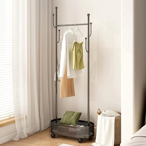 Arbre à vêtements pour chapeaux et sacs à main idéal entrée dressing blanc