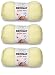 Bernat Softee Baby Solid Yarn - (3) Light Gauge 100% Acrylic - 5oz - Lemon - (3-Pack)