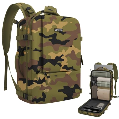 Numada-Mochila Viaje Cabina Avión 40x20x25cm 20l Varios Bolsillos Y Compartimento Para Portátil 15 . Mochila Ryanair Con Asas Acolchadas, Cintas De Apriete, Zapatero Y Zona Para Líquidos Militar Numada-Mochila Viaje Cabina Avión 40x20x25cm 20l Varios Bolsillos Y Compartimento Para Portátil 15 . Mochila Ryanair Con Asas Acolchadas, Cintas De Apriete, Zapatero Y Zona Para Líquidos Militar