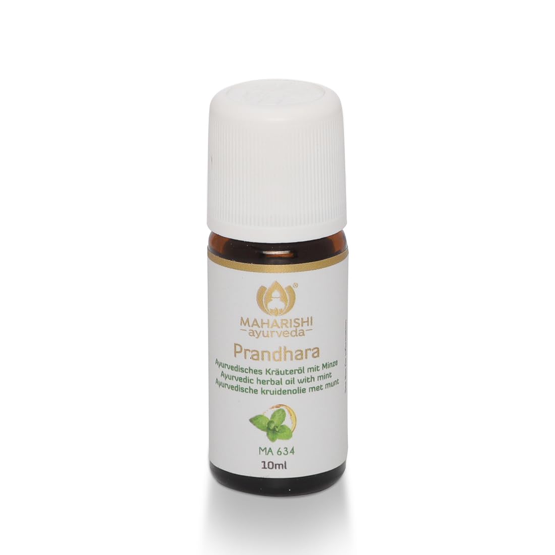 Maharishi Ayurveda "Prandhara" - Ayurvedisches Kräuteröl mit Minze | Ayurveda Allrounder-Öl | ideal für den täglichen Gebrauch | unterstützt bei allgemeinem Unwohlsein | 10 ml Glasfläschchen