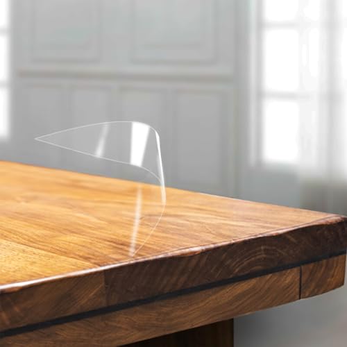 Hode Klebefolie Transparent Selbstklebend Folie, 30cm×300cm, Möbel Wandschutzfolie für Tapete Wasserfest Deko, Klebstoff Fenster Küchenrückwand Buchfolie