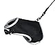 Trixie 41895 Softgeschirr mit Leine, Katze, XL, 36–54 cm, 1,20 m, schwarz