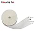Door Weather Stripping, Window Silicone Seal Strip,Self Adhesive Tape for Draft Stopper Gap and Glass Shower|16Ft Long X 1.77 Inch(45mm) Width ，White |