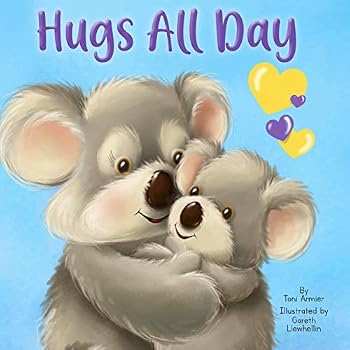 Hugs All Day - Little Hippo Books - Children's Padded Board Book