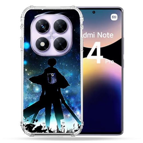 Coque Xiaomi Redmi Note 14 Pro 4G Manga Levi au quotidien urbain