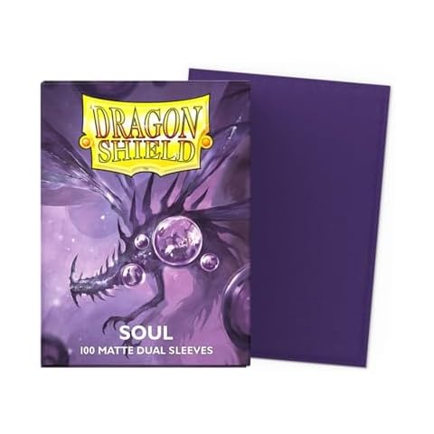 Arcane Tinmen Dragon Shield Matte Soul Purple 100 Protective Sleeves, ART15062 Cover