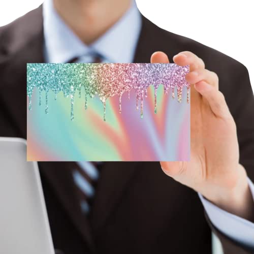 Custom Glitter Business Cards