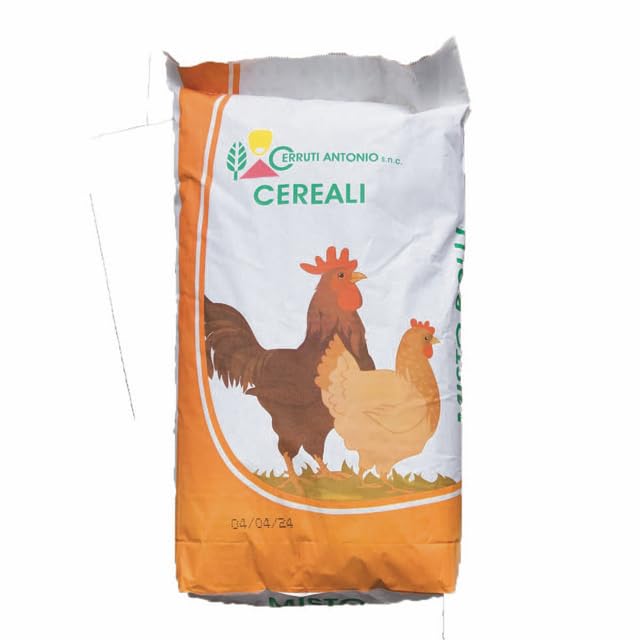 Aliments mélangés pour Poulets, Grains pour Poules, Poulets, dindes, oies et volailles de Basse-Cour. 25 Kg