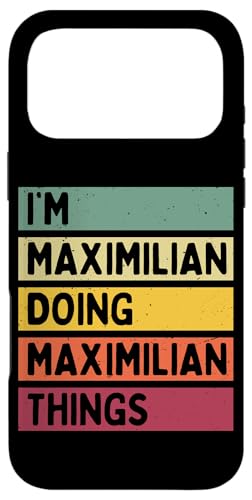 I'm Maximilian Doing Maximilian Things �ʔ��� �p�[�\�i���C�Y �X�}�z�P�[�X iPhone 17 Pro Max �p