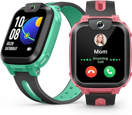 Image of imoo Watch Phone Z1, 4G Smart Watch for Kids with Real-Time HD Video & Phone Call, Smart Watch for Girls with Real-Time GPS Location, Smartwatch for Boys with IPX8 Water Resistance (Deep Pink)
