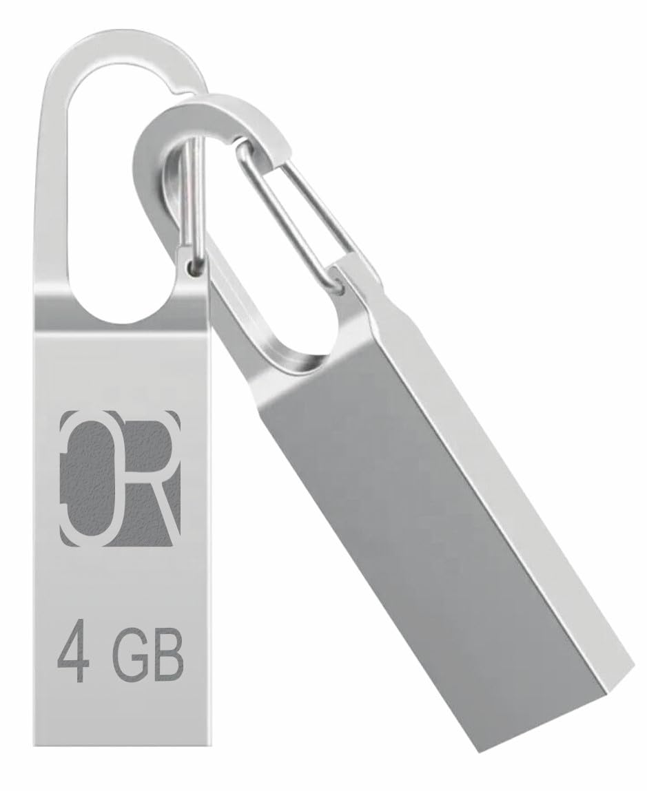 3.0 USB Flash Drive/Pen Drive with Metal Body - Silver | External Storage Device 4GB 8GB 16GB 32GB 64GB 128GB 256GB Pen Drive | Compatible with Laptop, Desktop, Projector, Car, Audio (4GB)-picture-33