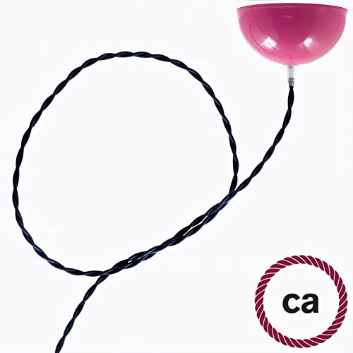 CA Creative Cables Dark Blue Rayon Covered Twisted Electric Cable 2x18 AWG - TM20-164ft, 2 x 18 AWG