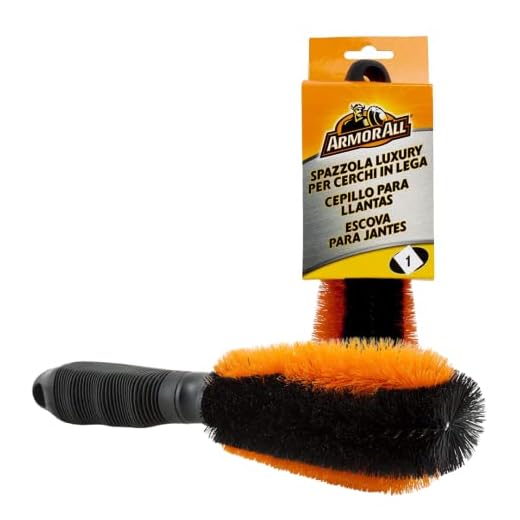 Armor All® - Cepillo para llantas para el cuidado de tu coche - Limpia diseños complejos de ruedas y zonas de difícil acceso - 1 unidad