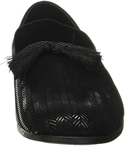 Stacy Adams Men's Sonata Tassel Slip-On Loafer, BLACK 12 medium US | Image 1