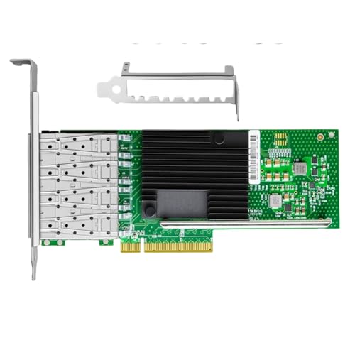 Carte Ethernet X710-DA4 10Gb, adaptateur réseau PCIe X8 Quad Port SFP+