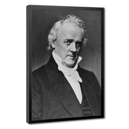 Toile James Buchanan cadre suspendu décoration murale salon 61x91