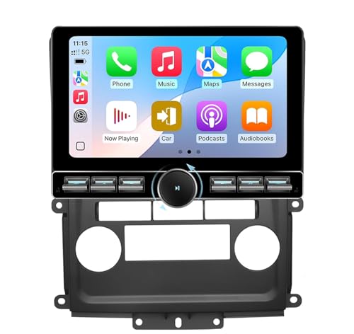 8-core 4+64GB for Nissan Frontier Xterra Radio 2009-2012 Android 15 Apple CarPlay Car Stereo with Android Auto 10.8'' Touch Screen Bluetooth Car Audio Receiver Support SWC GPS WiFi Backup Camera
