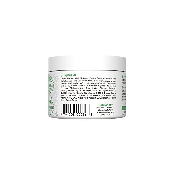 Aloe-Infusion-Body-and-Face-Moisturizer-Natural-Moisturizing-Cream-with-Organic-Aloe-Vera-Skin-Care-for-Dry-Skin-Anti-Wrinkle-Acne-Scars-Rosacea-Psoriasis-Eczema-Cream-Lotion-for-Men-Women Aloe Infusion Body and Face Moisturizer - Natural Moisturizing Cream with Organic Aloe Vera - Skin Care for Dry Skin, Anti Wrinkle, Acne Scars, Rosacea, Psoriasis Eczema Cream Lotion for Men and Women