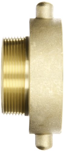 Dixon Valve Ha2520T Brass Fire Equipment, Hydrant Adapter With Pin Lug, 2-1/2" Nst (Nh) Female X 2" Npt Male #TOP1