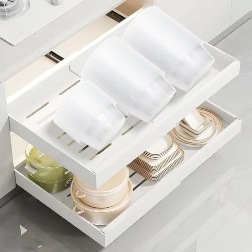 Image of Augshy 50 Sets 10 oz Clear Plastic Containers with Lids, Stackable Food Storage Boxes for Meal Prep Snacks and Desserts Microwave and Freezer Available Storage Boxes & Organizers