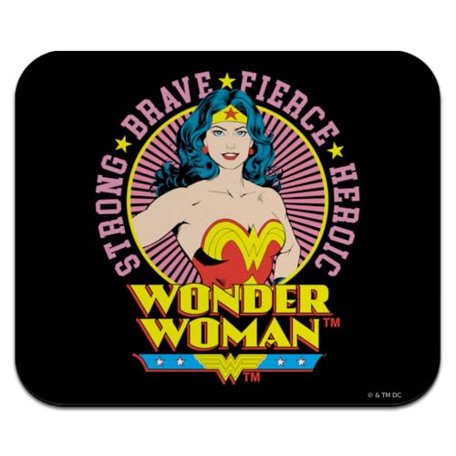 GRAPHICS & MORE Wonder Woman Circle Portrait Low Profile Thin Mouse Pad Mousepad