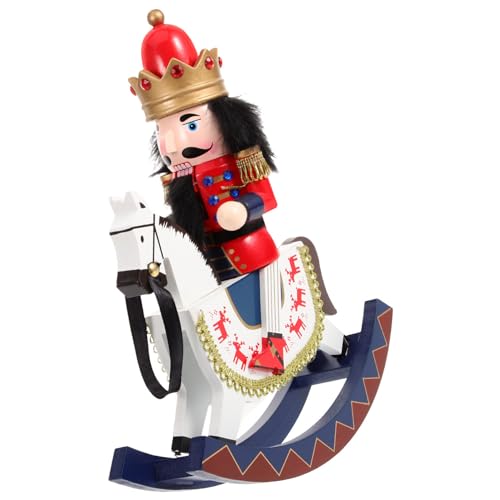 Kichvoe Nutcracker Decorative Ornaments Xmas Nutcracker Ornament Christmas Decoration Xmas Nutcrackers Home Ornament Wooden Nutcracker Soldier Christmas Nutcrackers Figures Wood Nutcracker