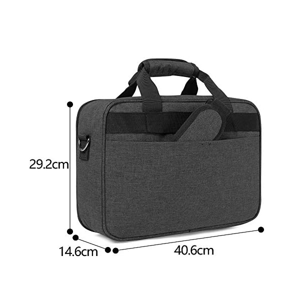 Luxja Beamer Tasche mit Schutzhülle für Laptop, Projektor Tasche Kompatibel mit Acer, BenQ, Epson, Optoma und Viewsonic… – Bild 6