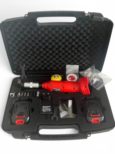 Meuleuse Sans Fil P6 avec Variateur + 2 Batteries – Spécial Carreleurs & Bricoleurs Puissante – Compacte – Mobile – Précise