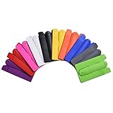 CZCCZC 10pcs Universal Mix Color Back 3M Silicone Stick SIM/Credit Card Holder Pocket Pouch with Phone Stand