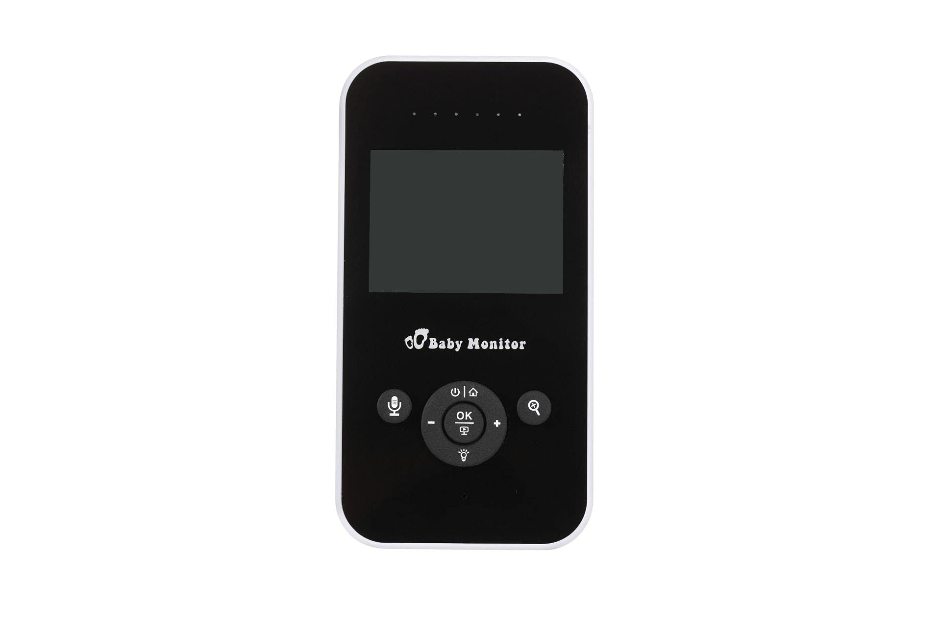 BM2 : Babyphone Caméra Moniteur bébé sans Fil, Ecran LCD 2.4 ", Portée Transmission 100 Mètres, Vision Nocturne, Microphone Haut-Parleur, Capteur Température, Veilleuse, Berceuse, Rechargeable