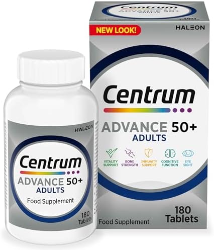 Centrum Advance 50+ Tablets Multivitamin & Mineral Supplements, w...